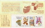 Stamps Spain -  2825C- CARNÉ. INGRESO DE PORTUGAL Y ESPAÑA EN LA COMUNIDAD EUROPEA.