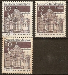 Stamps Germany -  Dresde y Sachsen