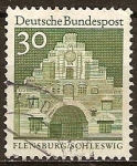 Stamps Germany -  Puerta del Norte en Flensburg-Schleswig