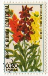 Stamps : Africa : Equatorial_Guinea :  CHEIRANTHUS CHEIRI