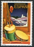 Stamps Spain -  2926- Navidad 87. Fiesta dentro del hogar.