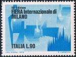 Stamps : Europe : Italy :  CINCUENTENARIO DE LA FERIA INTERNACIONAL DE MUESTRAS DE MILAN. Y&T Nº 1098