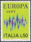 Sellos del Mundo : Europa : Italia : EUROPA 1972. Y&T Nº 1099