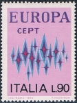 Stamps Italy -  EUROPA 1972. Y&T Nº 1100