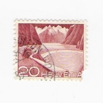 Stamps Switzerland -  presa (repetido)