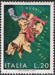 Stamps Italy -  NAVIDAD 1972. ESTATUILLAS DE UN NACIMIENTO DE LA ESCUELA NAPOLITANA DEL SIGLO XVIII. Y&T Nº 1114