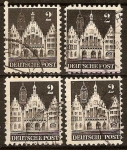 Stamps Germany -  Ocupación aliada de 1948-Edificios