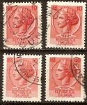 Stamps Italy -  Moneda de Siracusa