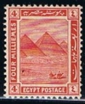 Stamps : Africa : Egypt :  Scott  53  Piramides de Gaza (2)