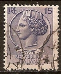 Stamps Italy -  Moneda de Siracusa