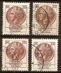 Stamps Italy -  Moneda de Siracusa