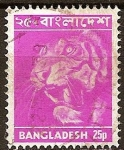 Sellos de Asia - Bangladesh -  Tigre
