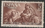 Stamps Spain -  Año Mundial del Refugiado. Ed 1327