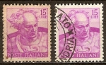 Stamps Italy -  Las obras de Miguel Ángel (pintor).