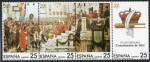 Stamps Spain -  2887-2890.  175 Aniversario de la Constitución de 1812.