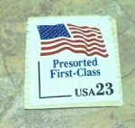 Stamps United States -  Flag presorted firs-class