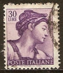 Stamps : Europe : Italy :  "Sibila Eritrea"de Miguel Ángel Buonarotti .