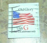 Sellos de America - Estados Unidos -  Flag  old glory