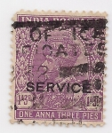 Stamps India -  Jorge V