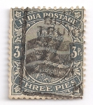 Stamps : Asia : India :  Jorge V