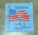Sellos de America - Estados Unidos -  Flag  old glory
