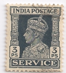 Stamps : Asia : India :  jorge VI