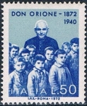 Stamps Italy -  CENT. DEL NACIMIENTO DEL SACERDOTE DON LUIGI ORIONE. Y&T Nº 1121
