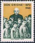 Stamps Italy -  CENT. DEL NACIMIENTO DEL SACERDOTE DON LUIGI ORIONE. Y&T Nº 1122