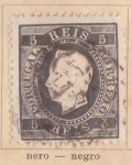 Sellos del Mundo : Europe : Portugal : Luis III Ed 1870