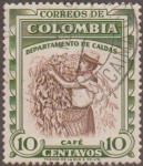 Stamps Colombia -  CAFE