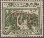 Stamps Colombia -  CACAO