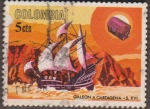Stamps Colombia -  GALEON CARTAGENA