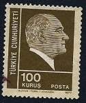 Stamps Turkey -  Mustafa Kemal