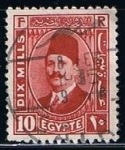 Stamps Egypt -  Scott  136  Rey Fuad