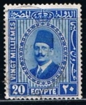Sellos de Africa - Egipto -  Scott  143  Rey Fuad