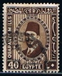 Sellos de Africa - Egipto -  Scott  144  Rey Fuad