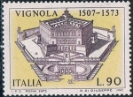 Stamps Italy -  400º ANIV. DE LA MUERTE DEL ARQUITECTO JACOPO BAROZZI, LLAMADO VIGNOLA. Y&T Nº 1149
