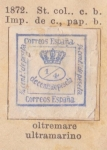 Stamps Spain -   Ed 1872