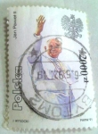 Stamps Poland -  Pope john paul ll wearing white