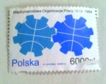 Stamps Poland -  Ilo 75th anniv.