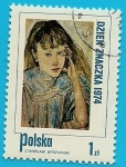 Stamps Poland -  Pintura - Stanislaw Wyspianski - Retrato