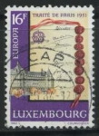 Stamps : Europe : Luxembourg :  S673 - Europa. Tratado de Paris (1951)