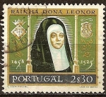 Stamps Portugal -  Reina Leonor (1458-1525)