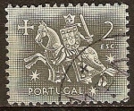 Stamps : Europe : Portugal :  "Caballero Medieval" Rey Don Dionisio