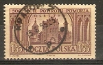 Stamps Hungary -  CIUDAD  DE  OLSZTYN