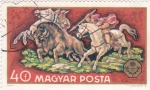 Stamps Hungary -  cazería 