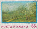 Stamps Romania -  C.Pisarro