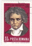 Sellos de Europa - Rumania -  Ludwig Van Beethoven