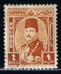 Sellos de Africa - Egipto -  Scott  242  Rey Fuad