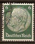 Stamps Germany -  Imperio aleman-Paul von Hindenburg